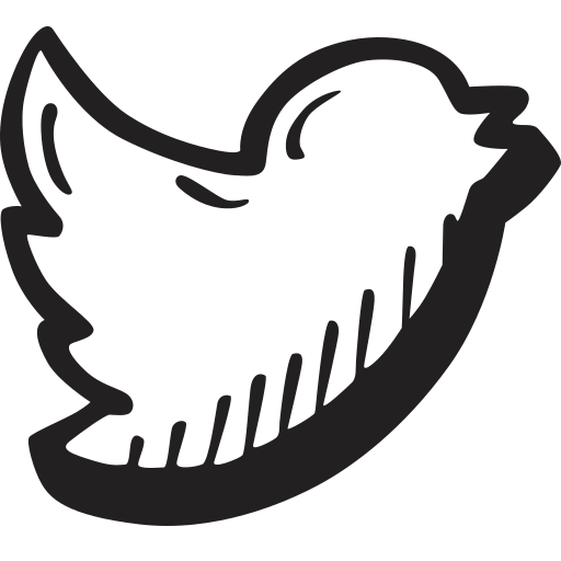 Bird, logo, sign, social network, twitter icon